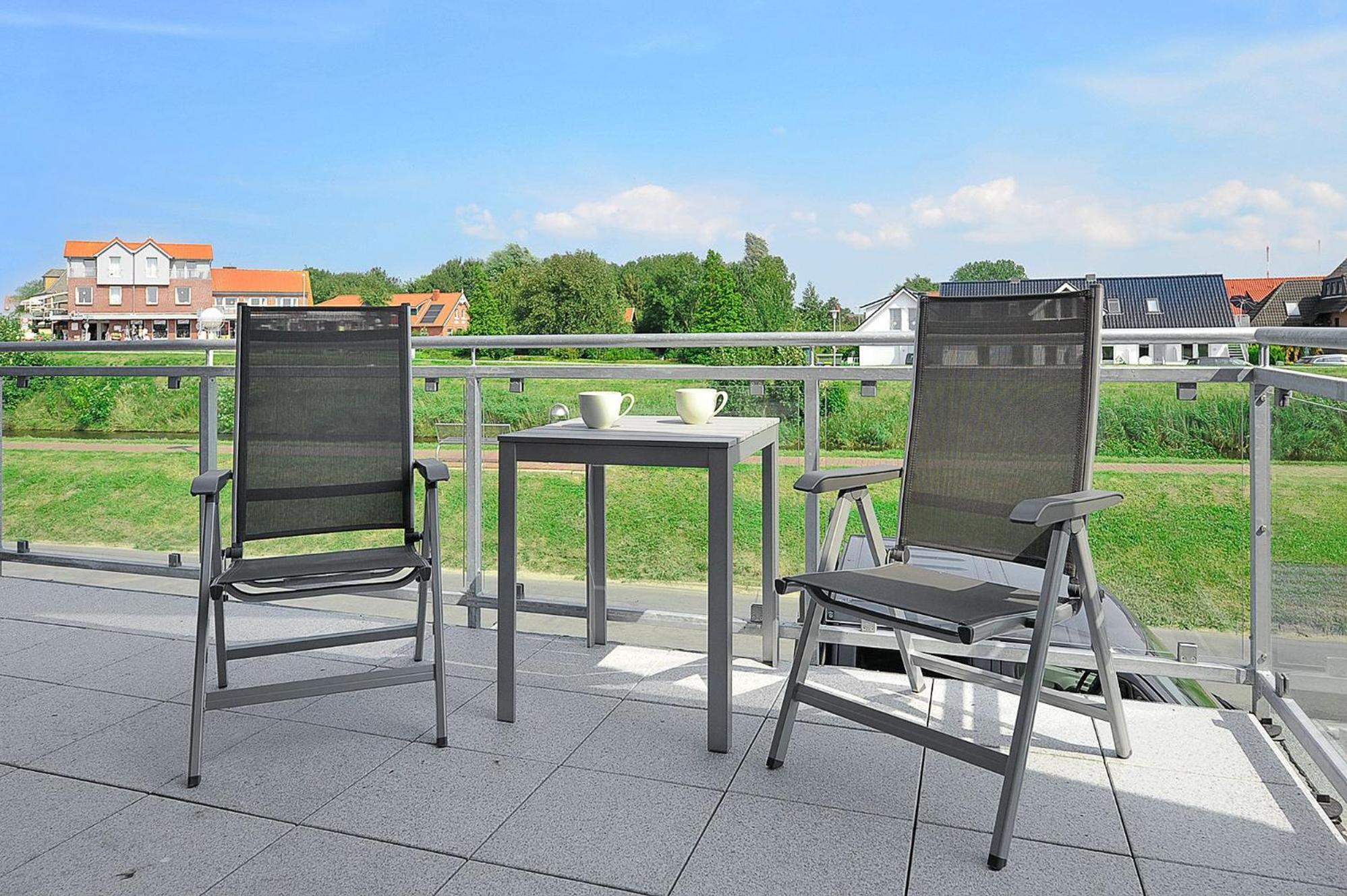 Besondere Aussicht - Ferienwohnung Deichblick Bensersiel Exterior photo